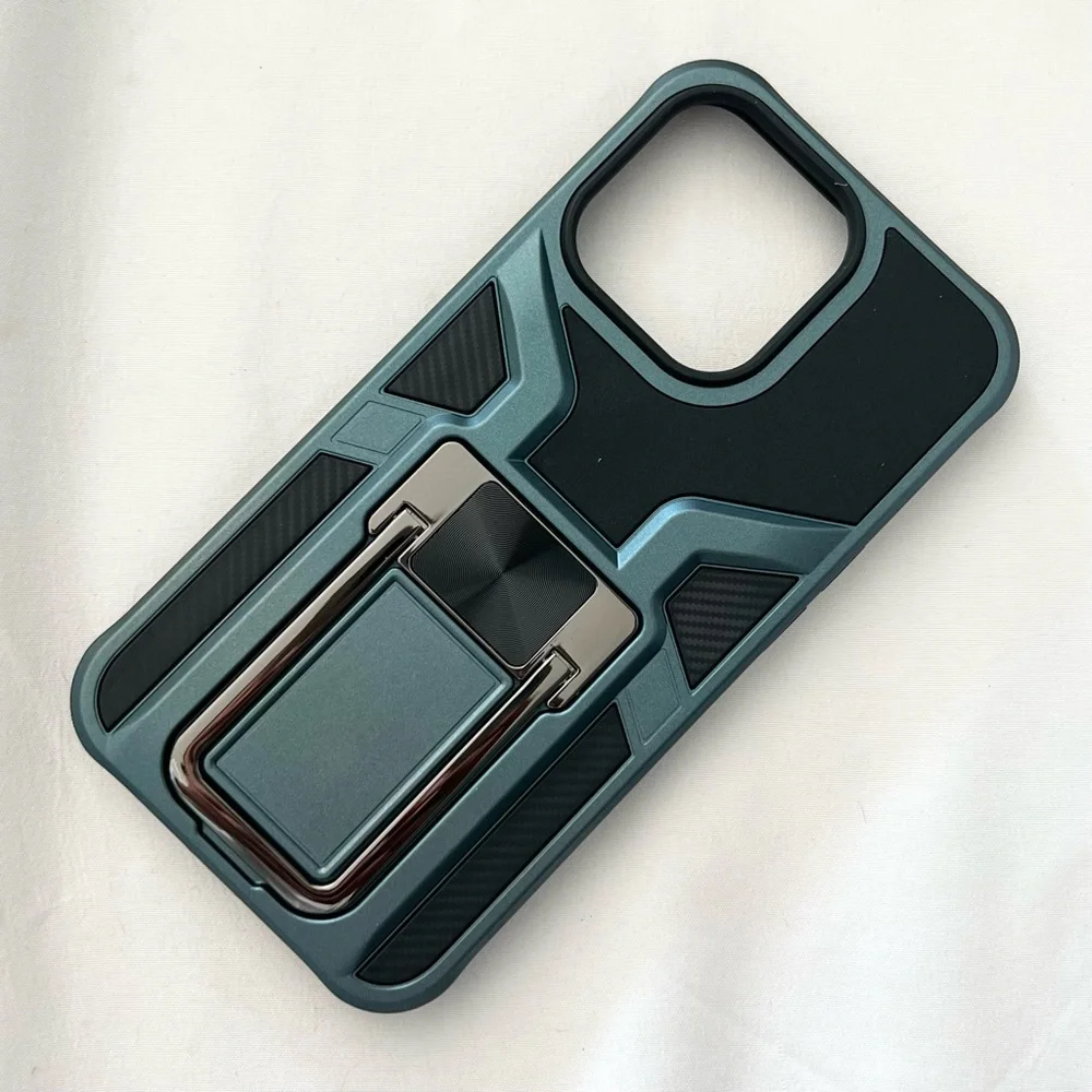 Green iPhone 13 Pro Case Shockproof Duty Protective Cover Dual Layers
